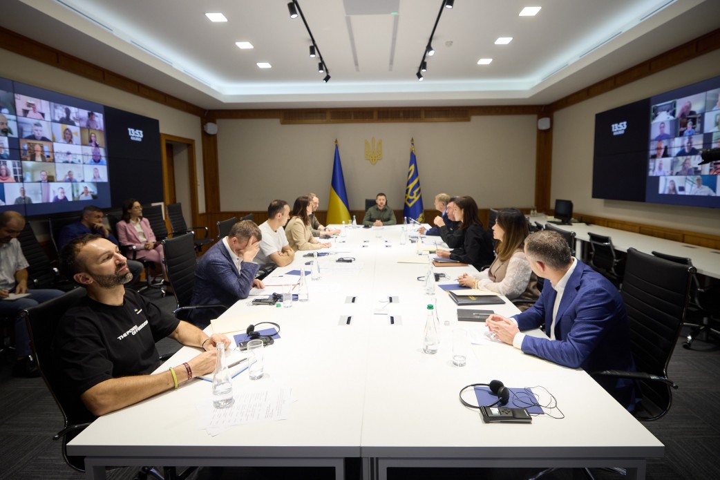 Володимир Зеленський провів зустріч із директором Інституту міжнародних досліджень Фрімана-Споглі